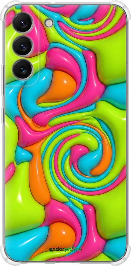 Силикон с усиленными углами чехол Y2K Jelly Dream для Samsung Galaxy S22 Plus - 6780sp-2495 изображение 