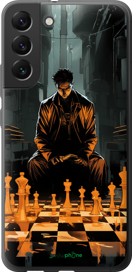 Силиконовый чехол Шахматы для Samsung Galaxy S22 Plus - 5951u-2495 изображение 
