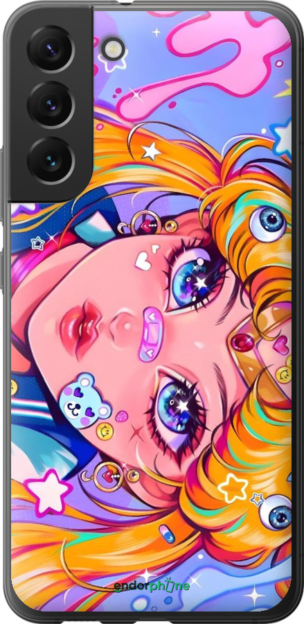 Силіконовий чехол Сейлор Мун 4 для Samsung Galaxy S22 Plus - 6353u-2495 изображение 