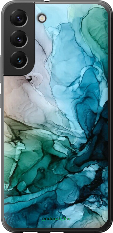 Силиконовый чехол С красочной абстрактной картиной Соленые берега для Samsung Galaxy S22 Plus - 6405u-2495 изображение 