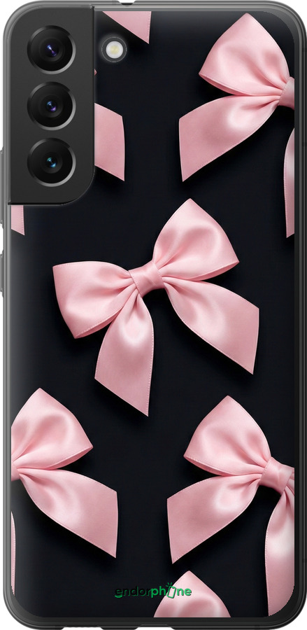 Силіконовий чехол Coquette Ribbons Dark Coquette для Samsung Galaxy S22 Plus - 6767u-2495 изображение 