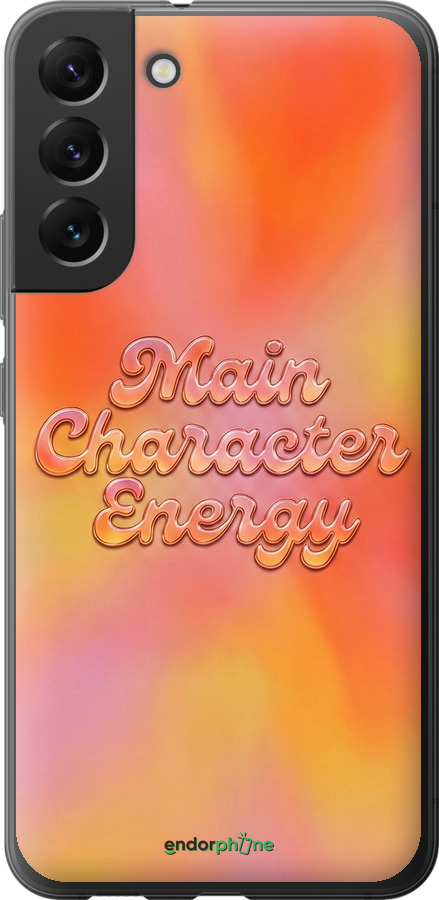 Силиконовый чехол Aura Gradient Main Character Energy Aesthetic Y2K для Samsung Galaxy S22 Plus - 6783u-2495 изображение 