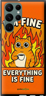 TPU чехол Funny Cat для Samsung Galaxy S22 Ultra - 6786b-2500 изображение 
