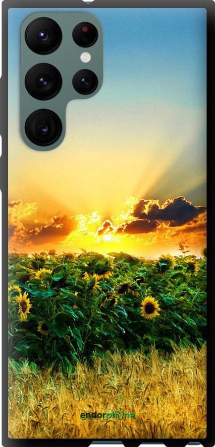 

TPU чорний чохол "Україна" для Samsung Galaxy S22 Ultra