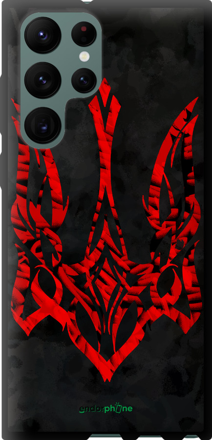 TPU чехол Герб Украины v4 для Samsung Galaxy S22 Ultra - 5319b-2500 изображение 