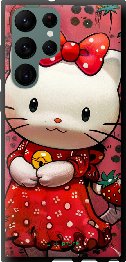 TPU чехол hello kitty1 для Samsung Galaxy S22 Ultra - 6036b-2500 изображение 
