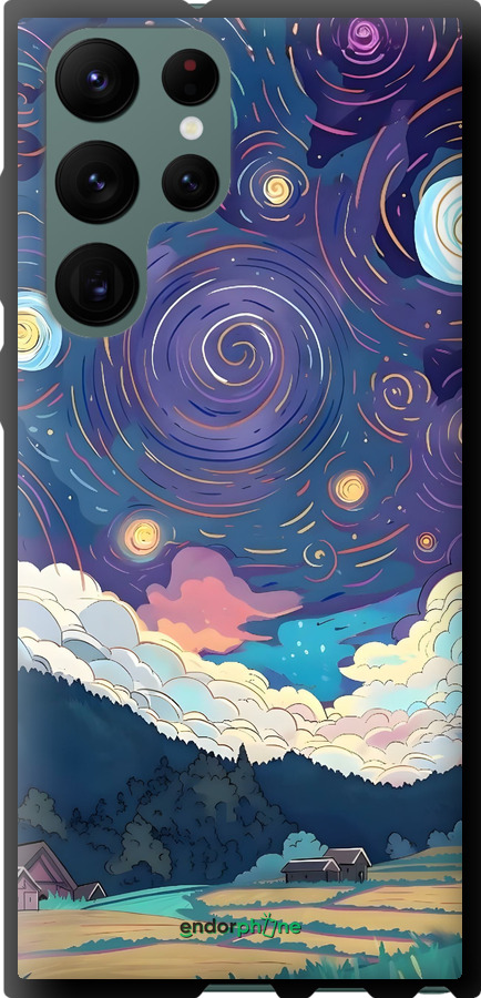 TPU чехол Креативный арт для Samsung Galaxy S22 Ultra - 6322b-2500 изображение 