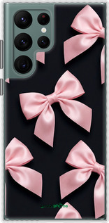 Чехол Bumper чехол Coquette Ribbons Dark Coquette для Samsung Galaxy S22 Ultra - 6767pc-2500 изображение 