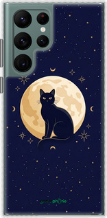 Чехол Bumper чехол Cute Cat Celestial/Witchy для Samsung Galaxy S22 Ultra - 6787pc-2500 изображение 
