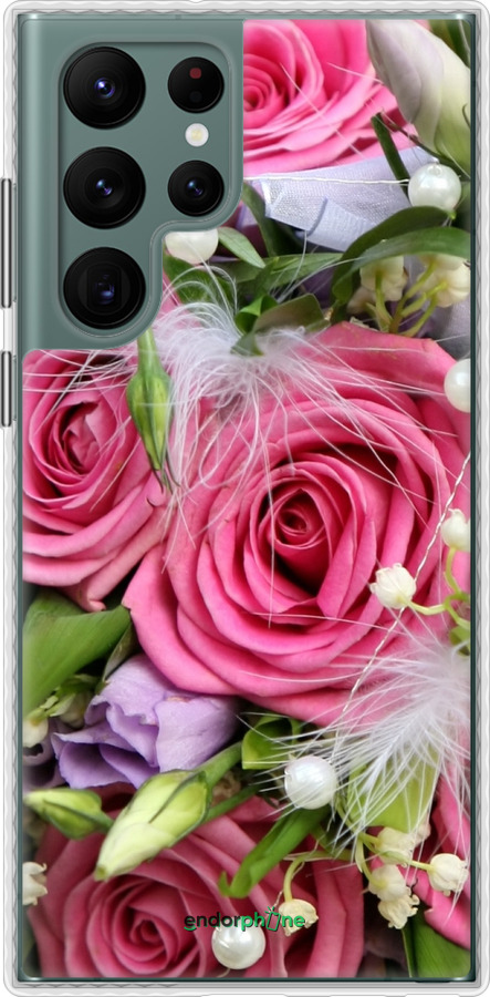 

Чохол Bumper чохол "Ніжність" для Samsung Galaxy S22 Ultra, Рожевий