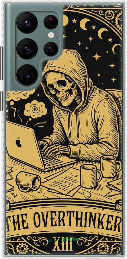 Чехол Bumper чехол The Overthinker для Samsung Galaxy S22 Ultra - 6774pc-2500 изображение 
