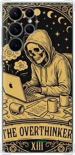 Силіконовий протиударний с посиленими кутами чехол The Overthinker для Samsung Galaxy S22 Ultra - 6774sp-2500 изображение 