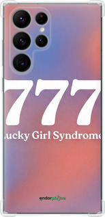 Силикон с усиленными углами чехол 'Aesthetic Aura Gradient 777 Lucky Energy' для Samsung Galaxy S22 Ultra изображение 6
