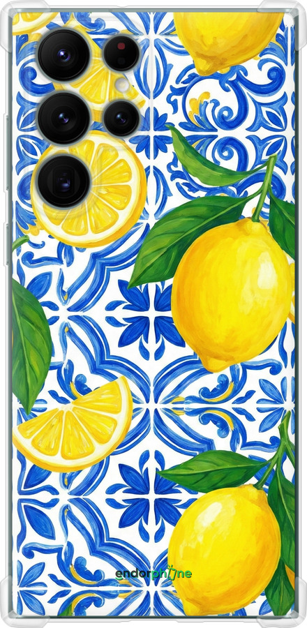 Силикон с усиленными углами чехол Grocery Girl Italian Summer для Samsung Galaxy S22 Ultra - 6766sp-2500 изображение 