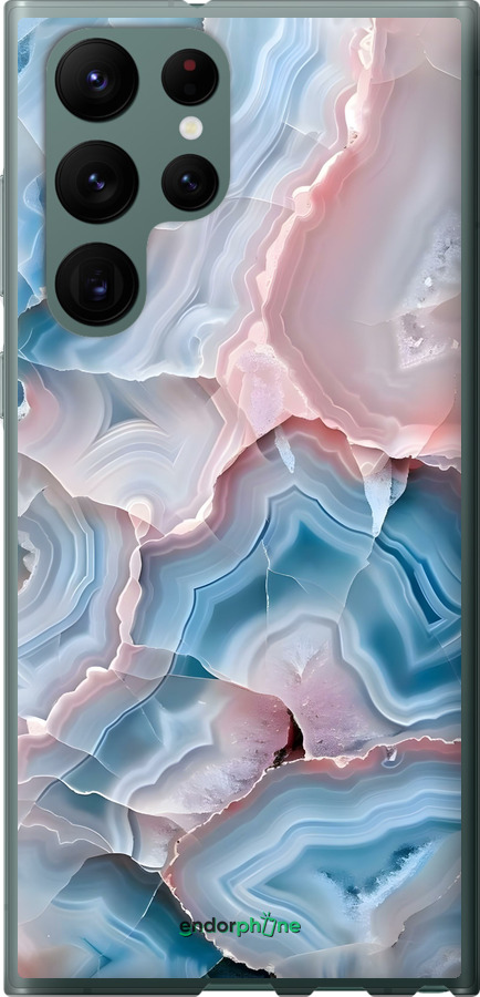 Силіконовий чехол Мрамор для Samsung Galaxy S22 Ultra - 6306u-2500 изображение 