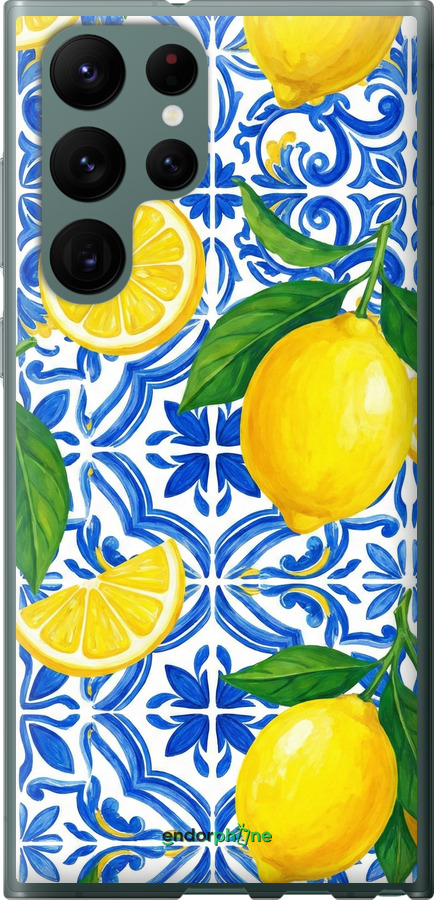 Силиконовый чехол Grocery Girl Italian Summer для Samsung Galaxy S22 Ultra - 6766u-2500 изображение 