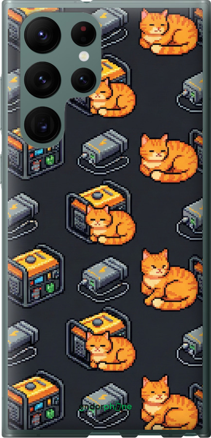 Силиконовый чехол Autonomous Zone для Samsung Galaxy S22 Ultra - 6771u-2500 изображение 