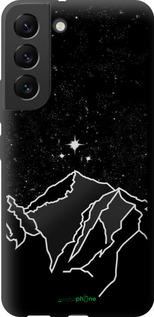 TPU чехол Минималистический горный пейзаж для Samsung Galaxy S22 - 6438b-2494 изображение 