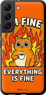 TPU чохол 'Funny Cat' для Samsung Galaxy S22 зображення 5
