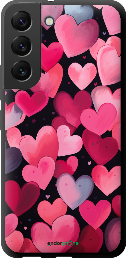 TPU чехол Сердечка 4 для Samsung Galaxy S22 - 5662b-2494 изображение 