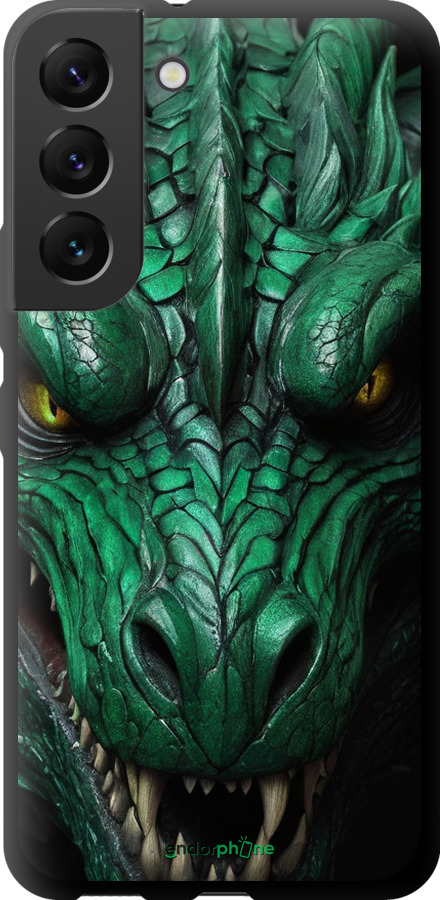 TPU чехол Зелений дракон v2 для Samsung Galaxy S22 - 5817b-2494 изображение 