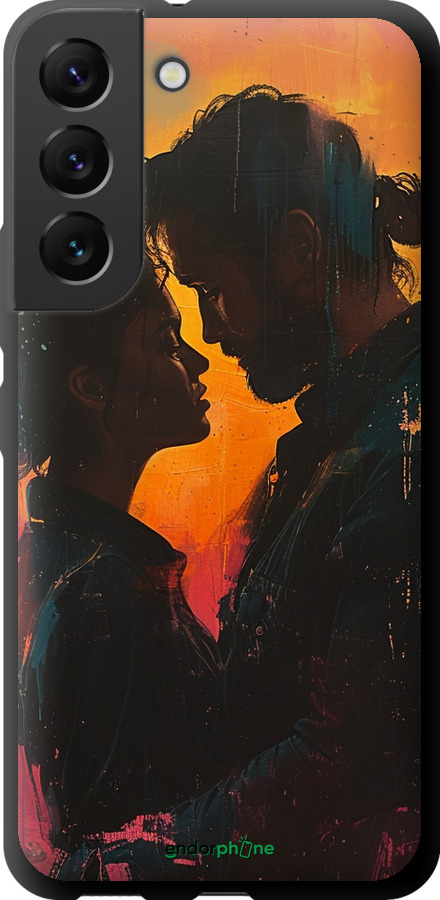 

TPU чохол "Кохання на полотні" для Samsung Galaxy S22, Помаранчевий