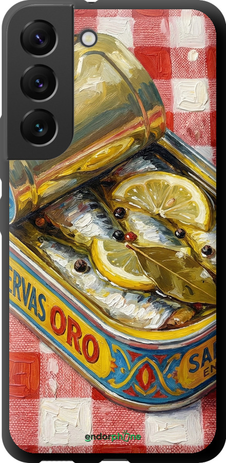 TPU чехол Vintage Sardine Tin Phone для Samsung Galaxy S22 - 6772b-2494 изображение 