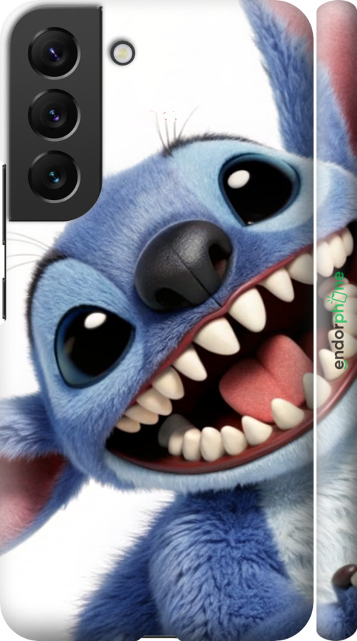 3D пластиковий матовий чехол Стіч для Samsung Galaxy S22 - 6684m-2494 изображение 