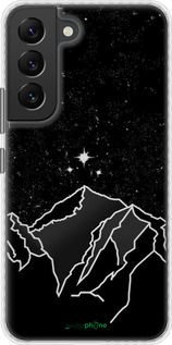 Чехол Bumper чехол Минималистический горный пейзаж для Samsung Galaxy S22 - 6438pc-2494 изображение 