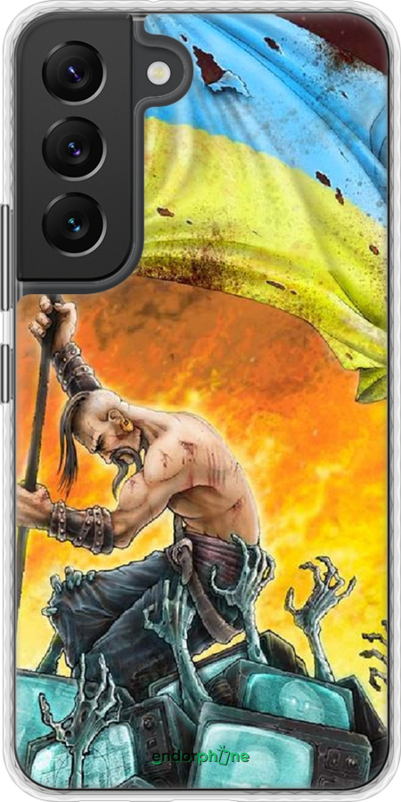 

Чохол Bumper чохол "Сильна Україна" для Samsung Galaxy S22, Синій