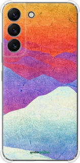 Силикон с усиленными углами чехол Горный закат для Samsung Galaxy S22 - 6479sp-2494 изображение 