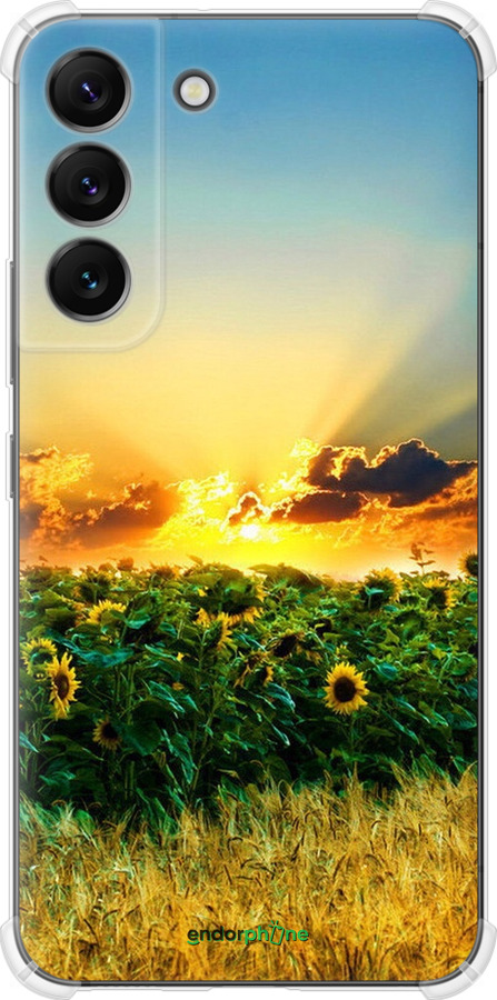 

Силіконовий протиударний с посиленими кутами чохол "Україна" для Samsung Galaxy S22