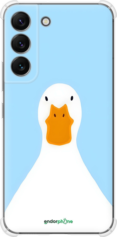 Силикон с усиленными углами чехол Гусь для Samsung Galaxy S22 - 6350sp-2494 изображение 