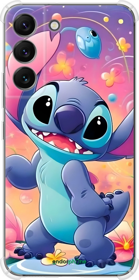 Силикон с усиленными углами чехол Стич 2 для Samsung Galaxy S22 - 6371sp-2494 изображение 