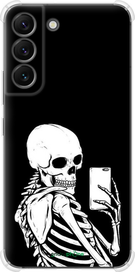 Силикон с усиленными углами чехол Скелет делает Selfie для Samsung Galaxy S22 - 6535sp-2494 изображение 