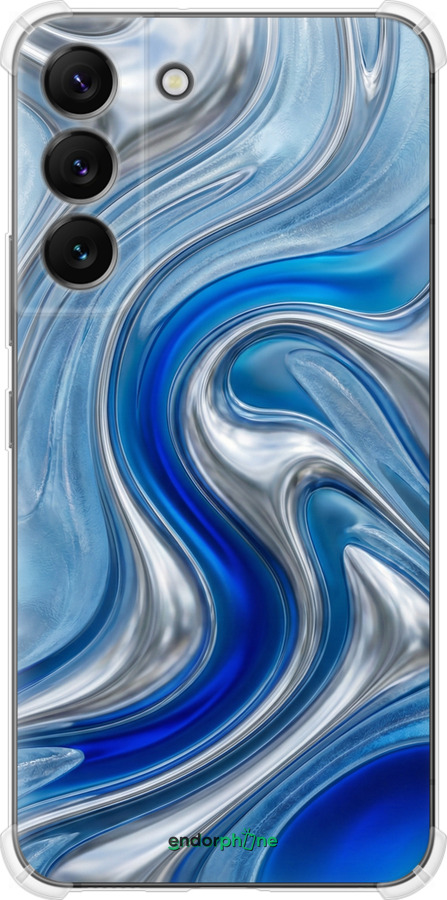 Силикон с усиленными углами чехол Liquid Chrome для Samsung Galaxy S22 - 6781sp-2494 изображение 