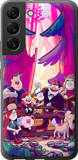Силіконовий чехол Гравити Фолз для Samsung Galaxy S22 - 6365u-2494 изображение 