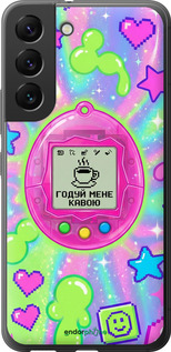 Силиконовый чехол Y2K Aesthetic Retro Pet: Годуй мене кавою для Samsung Galaxy S22 - 6784u-2494 изображение 