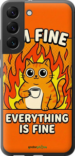 Силиконовый чехол 'Funny Cat' для Samsung Galaxy S22 изображение 17