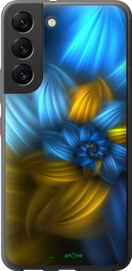 

Силіконовий чохол "Візерунок 46" для Samsung Galaxy S22, Синій