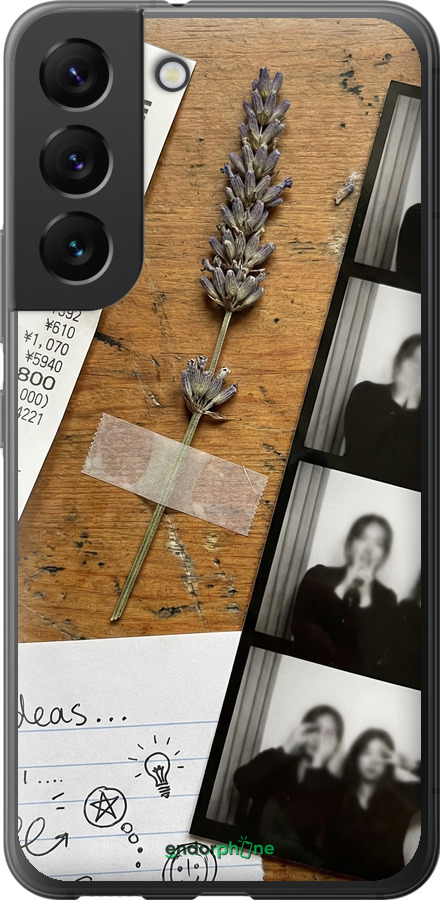 Силиконовый чехол Aesthetic Scrapbook Collage для Samsung Galaxy S22 - 6773u-2494 изображение 