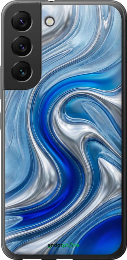 Силиконовый чехол Liquid Chrome для Samsung Galaxy S22 - 6781u-2494 изображение 