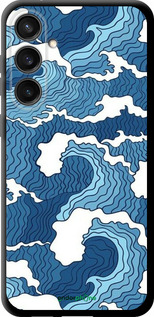 TPU чехол Абстрактний малюнок морських хвиль для Samsung Galaxy S23 FE - 6538b-3136 изображение 