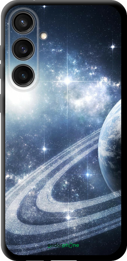 TPU чехол Кольца Сатурна для Samsung Galaxy S23 FE - 173b-3136 изображение 
