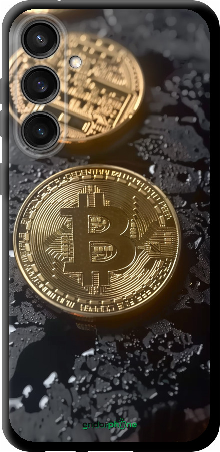 TPU чехол Вулканический Bitcoin для Samsung Galaxy S23 FE - 6092b-3136 изображение 