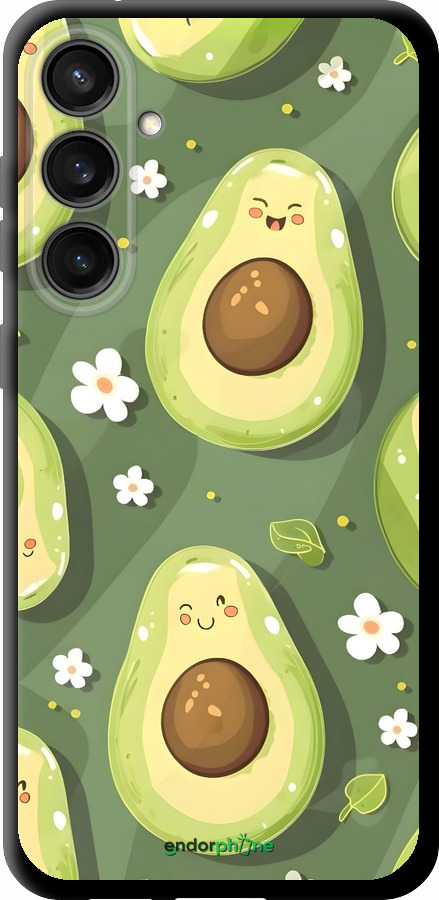 TPU чехол Авокадо для Samsung Galaxy S23 FE - 6380b-3136 изображение 