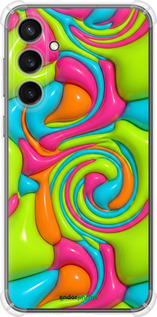 Силикон с усиленными углами чехол Y2K Jelly Dream для Samsung Galaxy S23 FE - 6780sp-3136 изображение 