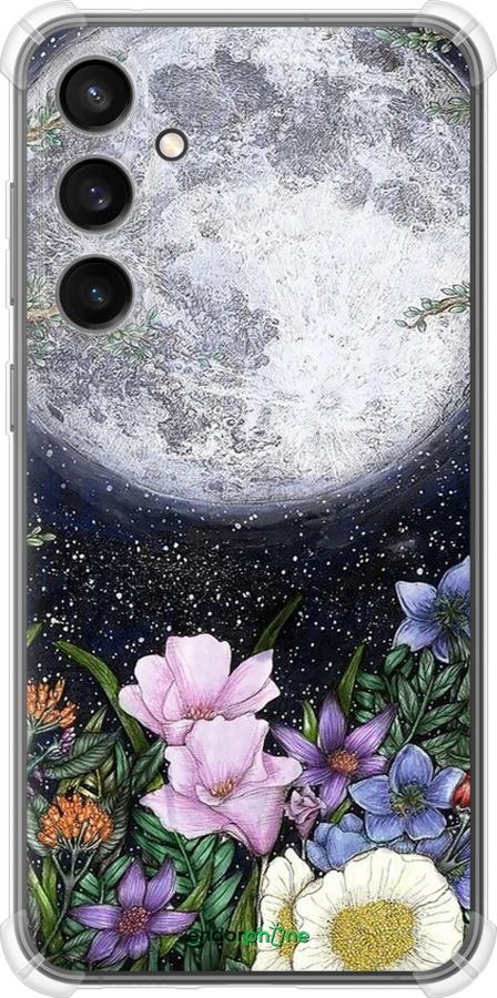 Силикон с усиленными углами чехол Полночь в саду II для Samsung Galaxy S23 FE - 6424sp-3136 изображение 