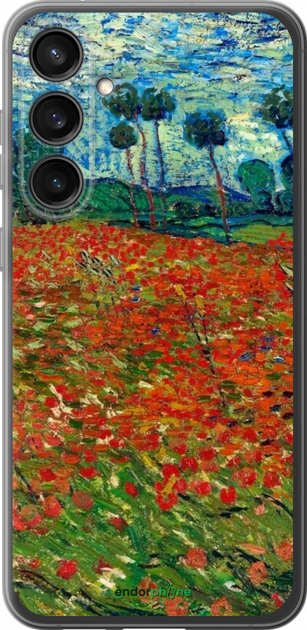 Силіконовий чехол Вінсент Ван Гог-Макове поле для Samsung Galaxy S23 FE - 6466u-3136 изображение 