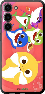 TPU чехол Бейби Шаркс для Samsung Galaxy S23 Plus - 6305b-2905 изображение 